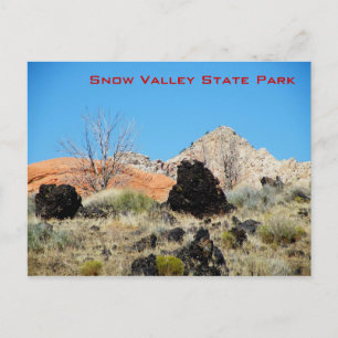 Snow Valley Staat Park Postkarte