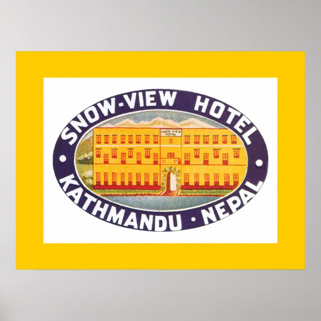Snow View Hotel Kathmandu (Grenze) Poster (Vorne)