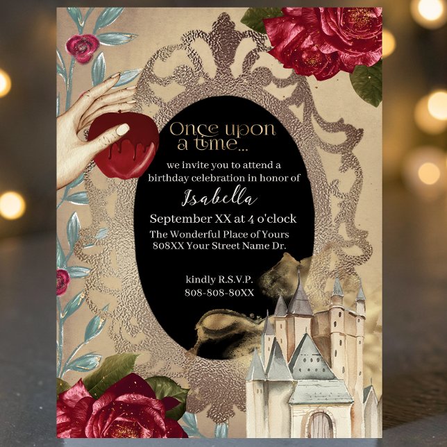Snow White Magic Mirror Fairy Tale Einladung (Von Creator hochgeladen)