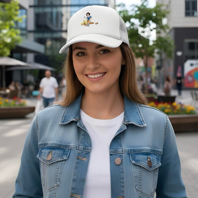 Snow White Trucker Hat Truckerkappe (Von Creator hochgeladen)