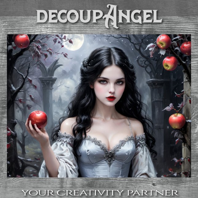 Snow White und der Apple #3 - Decoupage - Seidenpapier (Von Creator hochgeladen)
