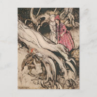 Snow White und Rose Red von Arthur Rackham