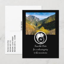 Snow White Wolf Silhouette Laurel Monogram Foto