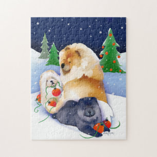 SNOWBABIES Chow 2020 Weihnachtsrätsel Puzzle