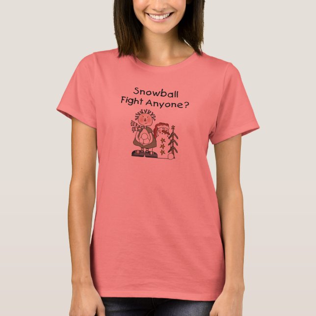 Snowball Fight Tshirts und Geschenke (Vorderseite)