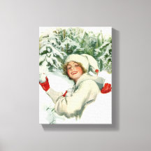 Snowball Fight (von Harrison Fisher)