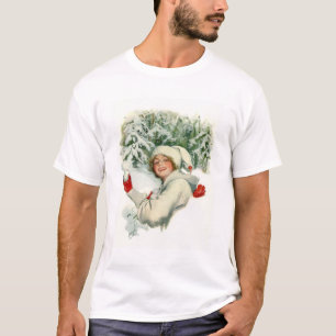 Snowball Fight (von Harrison Fisher) T-Shirt