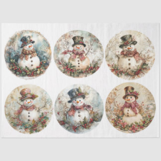 Snowball Untersetzer Rounds Seidenpapier