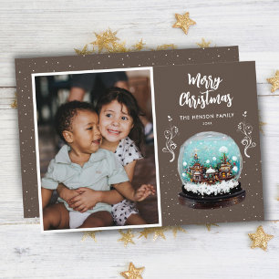 Snowball Winterdorf Foto Frohe Weihnachten