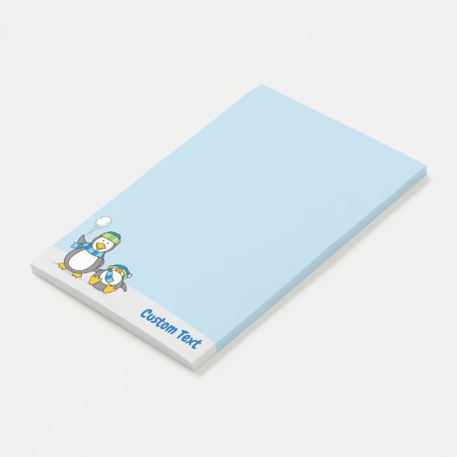 Snowballing Pinguine Post-it-Notizen Post-it Klebezettel (angewinkelt)