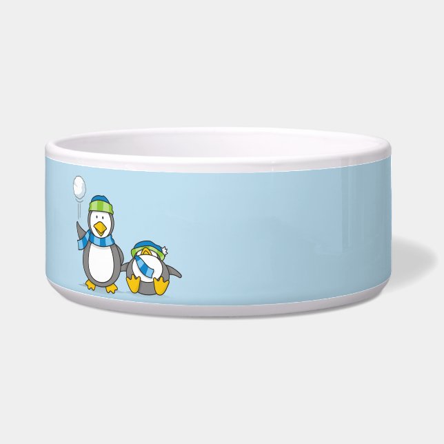 Snowballpinguine Napf (Links)