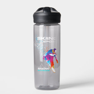 Snowbaording   Wasserflasche Trinkflasche