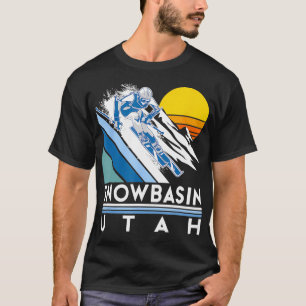 Snowbasin Utah Retro Ski T-Shirt