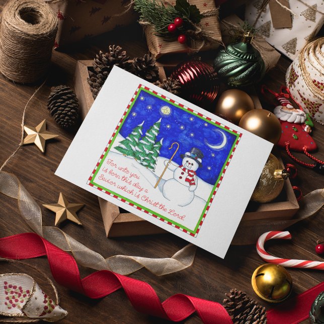 Snowbear Christmas Card Feiertagskarte (Von Creator hochgeladen)