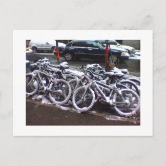 Snowbikes Postkarte