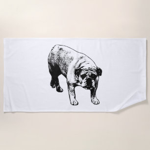Snowbird Bulldog Handtuch