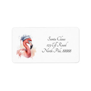 Snowbird Flamingo, Brauch Adressaufkleber