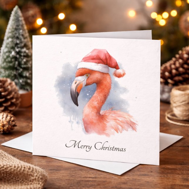 Snowbird Flamingo, Brauch Feiertagskarte (Von Creator hochgeladen)