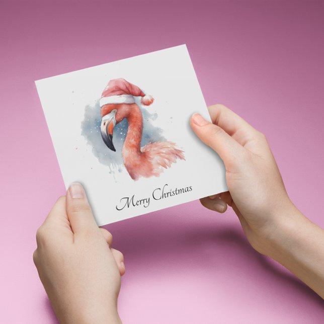 Snowbird Flamingo, Brauch Feiertagskarte (Von Creator hochgeladen)