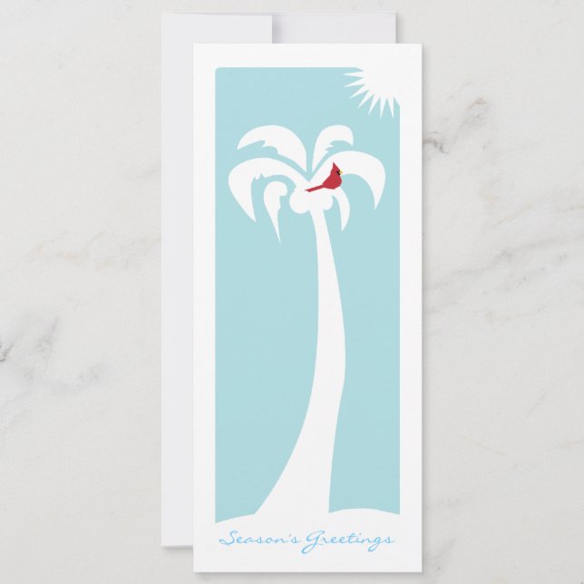 Snowbird-Frohe Festtage Feiertagskarte (Vorderseite)