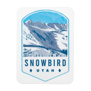 Snowbird Utah Ski Abzeichen Magnet