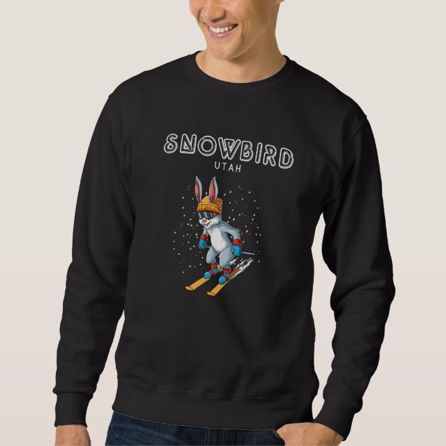 Snowbird Utah Ski Rabbit Sweatshirt (Vorderseite)