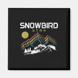 Snowbird Utah Skifahren Wintersport Skilaufen Skif Magnet