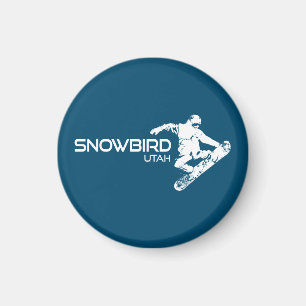 Snowbird Utah Snowboarder Magnet