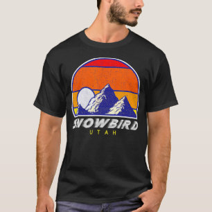 Snowbird Utah USA Ski Resort 1980s Retro-Geschenk T-Shirt