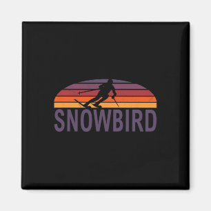 Snowbird Utah Usa Ski Resort Snowboarden 1 Magnet