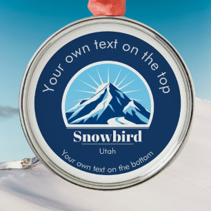 Snowbird Utah USA Skigebiet Medaille Ornament Aus Metall