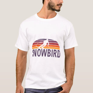 Snowbird Utah USA Skigebiet Snowboardfahren T-Shirt