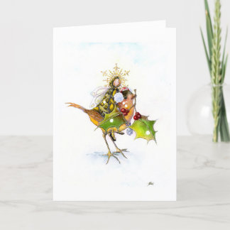 Snowbird Weihnachten/Weihnachtskarte Dankeskarte