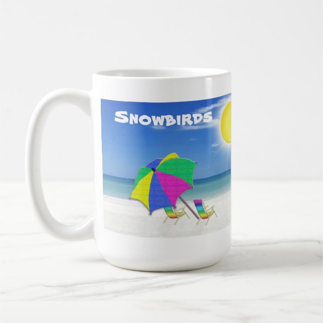Snowbirds-Florida-Tassen, Geschenke für Snowbirds Kaffeetasse (Links)