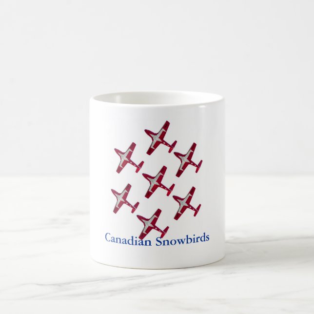 Snowbirds Sieben-Schiff Tasse (Mittel)
