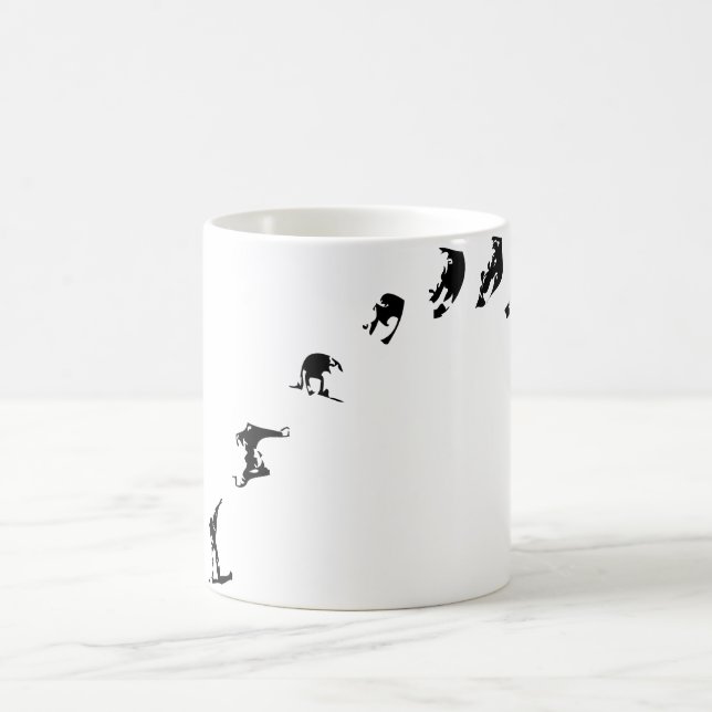 Snowboard 360 kaffeetasse (Mittel)