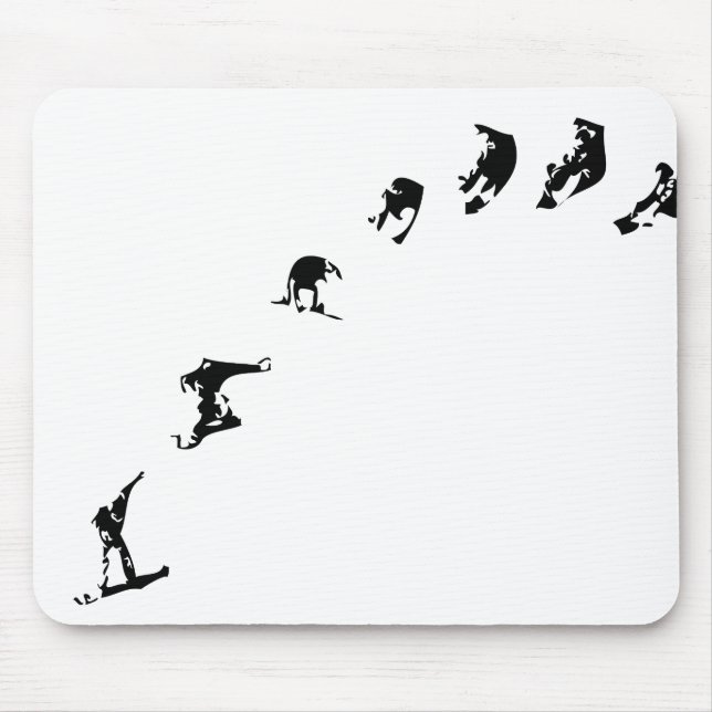Snowboard 360 mousepad (Vorne)