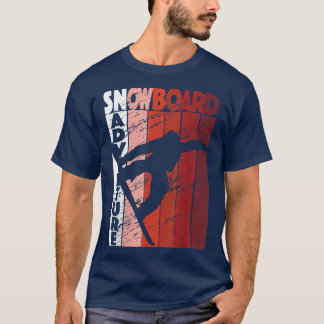 Snowboard Adventure Retro Snowboarden T-Shirt