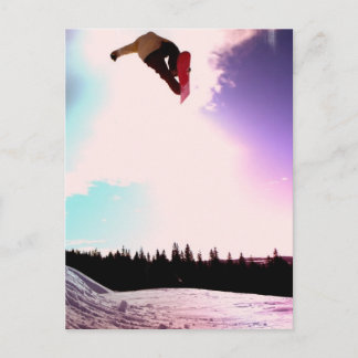 Snowboard Air Postcard Postkarte