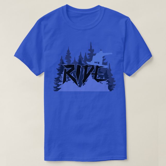 Snowboard-Ausflug T-Shirt (Design vorne)