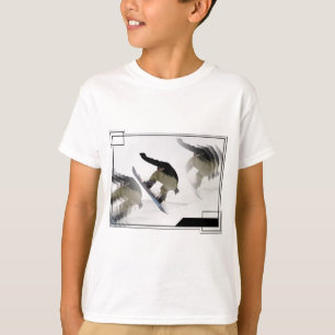 Snowboard befördert das Sweatshirt der Kinder mit T-Shirt