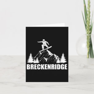 Snowboard Breckenridge Colorado Snowboarden Karte