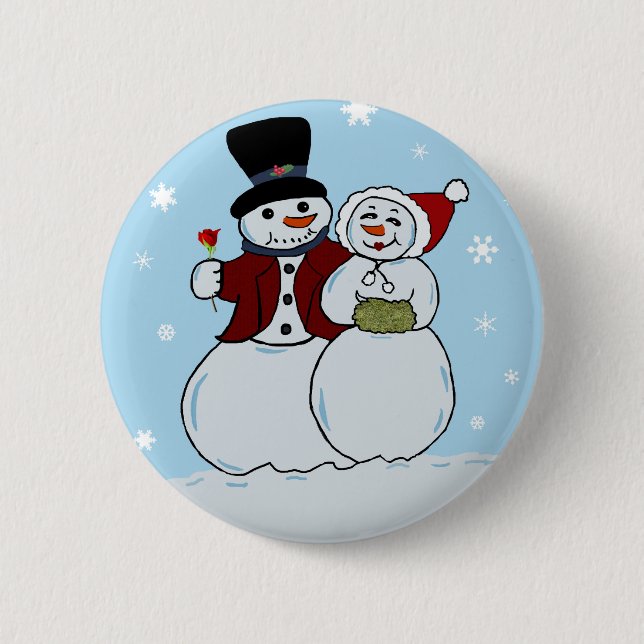 Snowboard Button (Vorderseite)