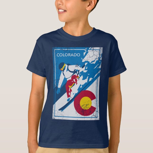 Snowboard Colorado T-Shirt (Vorderseite)