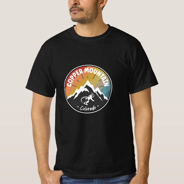 Snowboard Copper Mountain Colorado T-Shirt (Vorderseite)