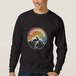 Snowboard Courmayeur Italien Sweatshirt