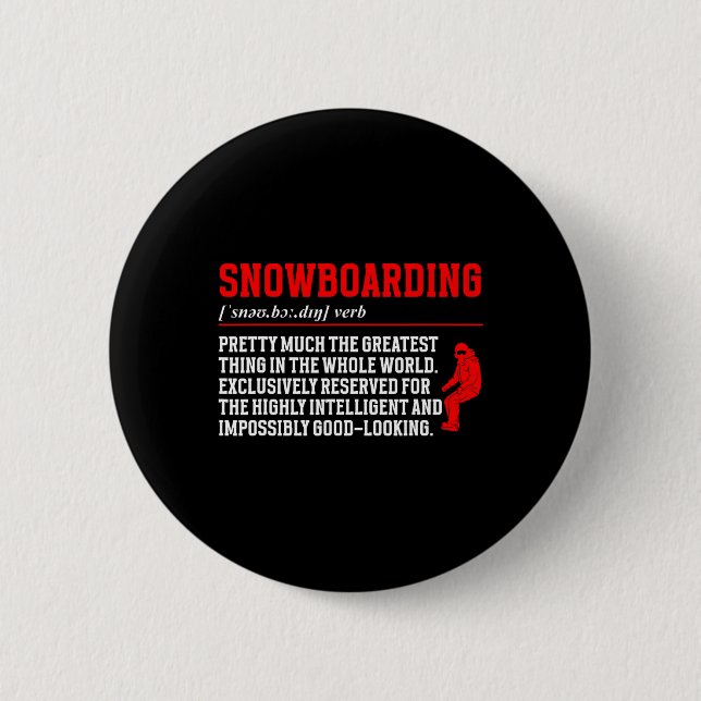 Snowboard Definition Snowboard Outfit Snowboard Sn Button (Vorderseite)