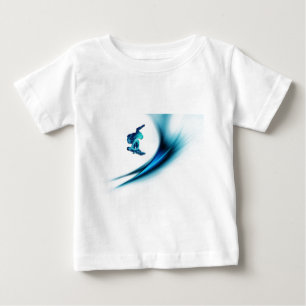 Snowboard-Entwurfs-Baby-T - Shirt