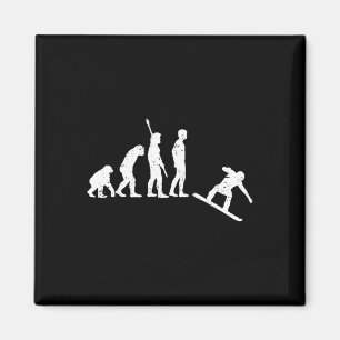 Snowboard-Evolution - Snowboard Magnet