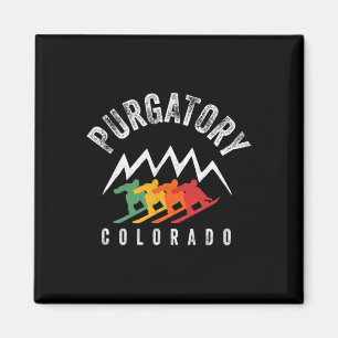 Snowboard-Feed Co Rerto Snowboarden Colorado Magnet